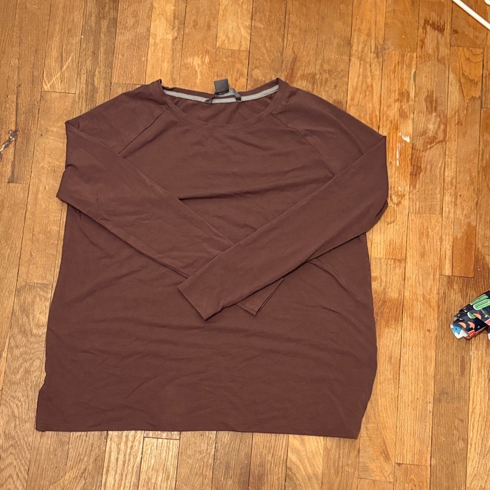 Classic FreeFly Brown Long Sleeve Tee